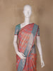 Onion Pink Floral Woven Art Silk Saree