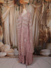 Onion Pink Heavy Sequins Embroidered Design Net Party Lehenga with Over Coat