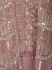 Onion Pink Heavy Sequins Embroidered Design Net Party Lehenga with Over Coat