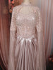 Onion Pink Heavy Sequins and Beads Embroidered Design Net Indo Western Skirt and Top with Cape