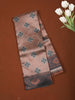 Onion Pink Ikat Zari Woven Design Art Silk Saree with Contrast Zari Border