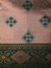 Onion Pink Ikat Zari Woven Design Art Silk Saree with Contrast Zari Border