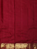 Onion Pink Mini Checked Zari Woven Design Pure Kanchipuram Silk Saree with Contrast Floral Zari Border
