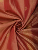 Onion Pink Mini Checked Zari Woven Design Pure Kanchipuram Silk Saree with Contrast Floral Zari Border
