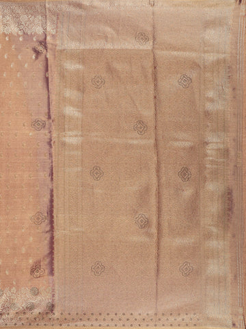 Onion Pink Paisley Design Tissue Saree - Diadem