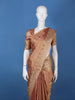 Onion Pink Paisley Design Tissue Saree - Diadem