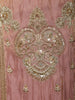Onion Pink Paisley Sequins and Beads Embroidered Design Tissue Silk Straight Cut Salwar Suit with Matching Dupatta