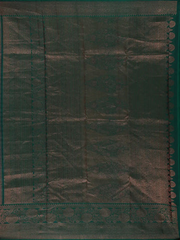 Onion Pink Paisley Woven Kanchipuram Silk Saree - Diadem