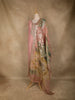Onion Pink Sequins Zari Embroidered Design Tissue Straight Cut Salwar Suit