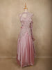 Onion Pink Sequins and Beads Embroidered Design Georgette Party Wear Lehenga