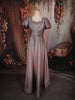 Onion Pink Shimmer Glitter Embellished Design Party Wear Gown
