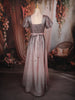 Onion Pink Shimmer Glitter Embellished Design Party Wear Gown