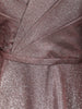 Onion Pink Shimmer Glitter Embellished Design Party Wear Gown