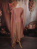 Onion Pink Stone Embellished Design Tissue Silk Straight Cut Salwar Suit with Dupatta