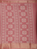 Onion Pink Stripes Design Cotton Saree