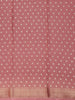 Onion Pink Stripes Design Cotton Saree