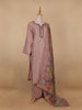 Onion Pink Dotted Design Tissue Silk Salwar Suit - Diadem