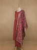 Onion Pink Floral Designed Cotton Salwar Suit - Diadem