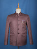 Onion Pink Floral Designed Jodhpuri Men's Suit - Diadem