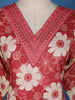 Onion Pink Floral Printed Cotton Salwar Suit - Diadem