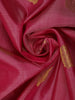 Onion Pink Floral Woven Pure Kanchipuram Silk Saree - Diadem