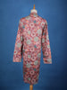 Onion Pink Kurta Set Sequin Embroidery, With Pant