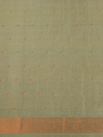 Onion Pink Semi Tussar Silk Floral Designed Saree - Diadem