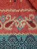 Onion Pink Semi Tussar Silk Saree with Floral & Paisley Design - Diadem
