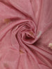 Onion pink Floral Designed Semi Silk Fancy Saree - Diadem