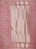 Onion pink Floral Designed Semi Silk Fancy Saree - Diadem