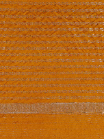 Mustard Butta Design Tussar Silk Saree - Diadem