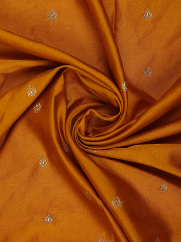 Mustard Butta Design Tussar Silk Saree - Diadem