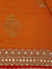 Orange Butta Woven Design Banarasi Silk Saree