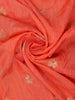 Orange Butta Woven Design Banarasi Silk Saree