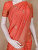 Orange Butta Woven Design Banarasi Silk Saree