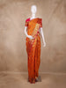 Orange Butta Woven Design Kanchipuram Silk Saree
