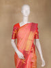 Orange Butta Woven Design Pure Kanchipuram Silk Saree