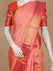 Orange Butta Woven Design Pure Kanchipuram Silk Saree