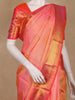 Orange Butta Woven Design Pure Kanchipuram Silk Saree