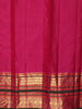Orange Butta Zari Woven Design Pure Kanchipuram Silk Saree With Contrast Varisai Pattu Border