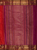 Pink Butta Zari Woven Design Pure Kanchipuram Silk Saree With Contrast Varisai Pattu Border
