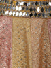 Orange Embroidered Design Banarasi Silk Lehenga