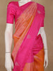 Orange Floral Designed Silk Saree - Diadem