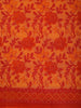 Orange Floral Printed Design Karishma Cotton Saree