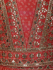 Orange Floral Sequins Embroidered Silk Kids Lehenga With Dupatta