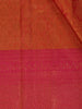 Orange Floral Woven Pure Kanchipuram Silk Saree
