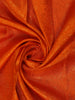 Orange Floral Woven Pure Kanchipuram Silk Saree With Contrast Border