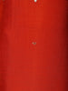 Orange Red Floral Design Georgette Straight Cut Salwar Suit