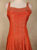 Orange Sequins Embroidery Design Tissue Silk Palazzo Suit with Designer Dupatta