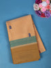 Orange Small Butta Motifs Designed Cotton Saree